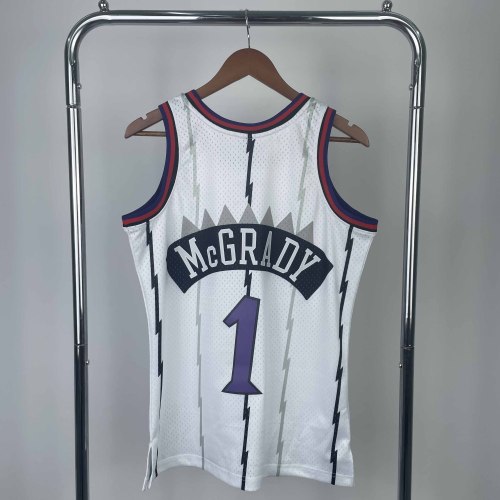 Heat Transfer 1999 Toronto Raptors Tracy McGrady  Retro White Jersey