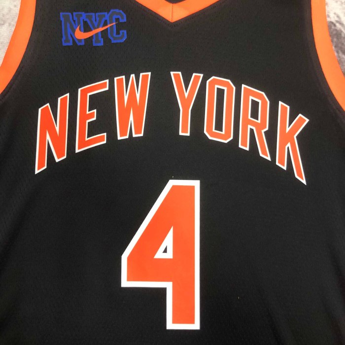 Heat Transfer 2023 New York Knicks Derrick Rose City edition Black jersey