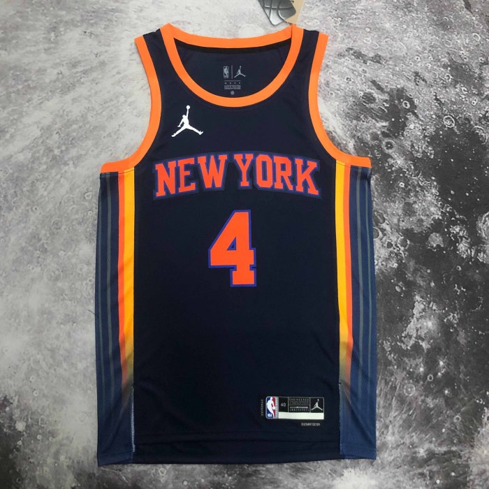 Heat Transfer 2023 New York Knicks Derrick Rose Black jersey