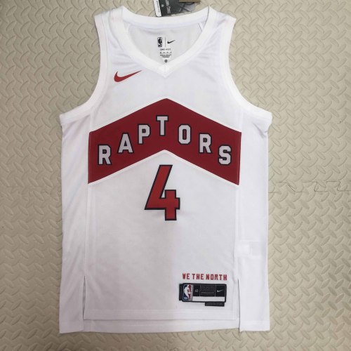 Heat Transfer 2023 Toronto Raptors Scottie Barnes Home White Jersey