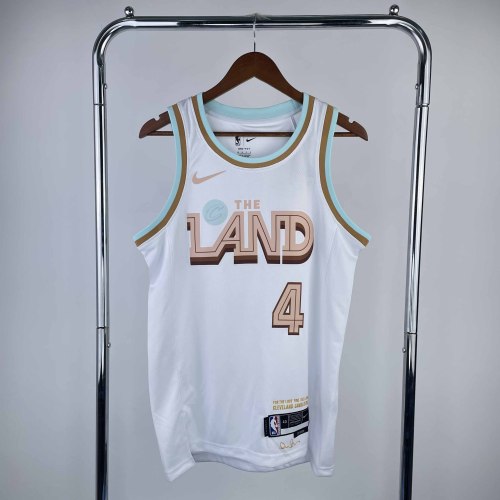 Heat Transfer 2023 Cleveland Cavaliers Isaiah Mobley City edition White jersey