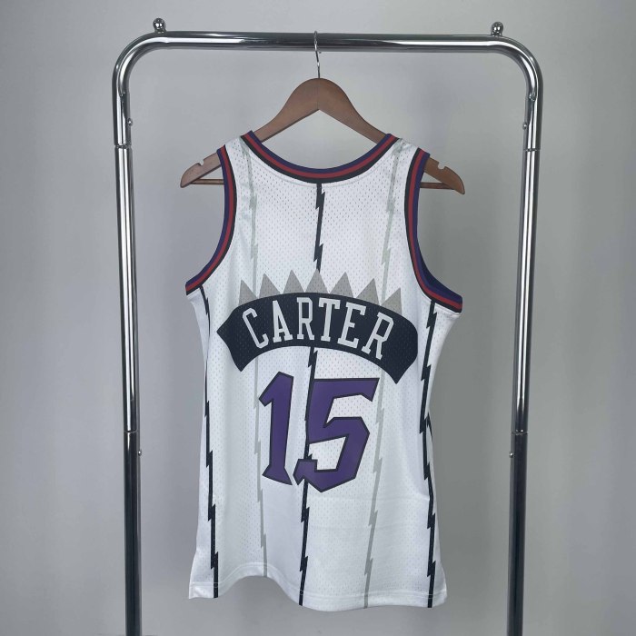 Heat Transfer 1999 Toronto Raptors Vince Carter Retro White Jersey
