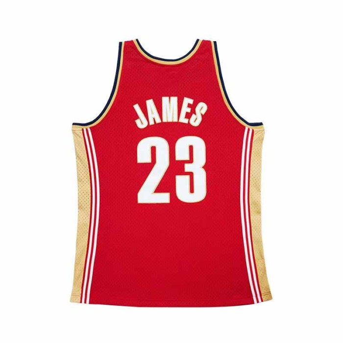 Heat Transfer Cleveland Cavaliers Lebron James Mitchell & Ness 2003-04 Hardwood Classics Swingman Jersey