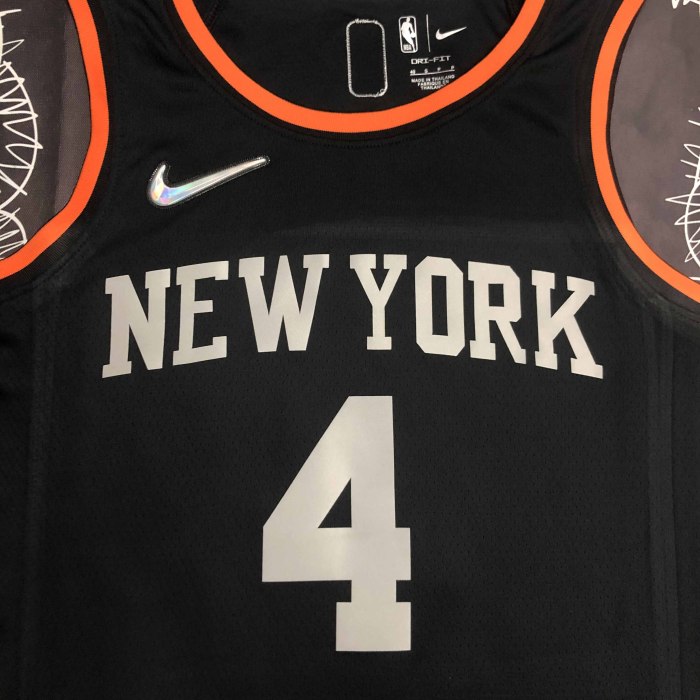 Heat Transfer New York Knicks Derrick Rose Honor Edition Black jersey