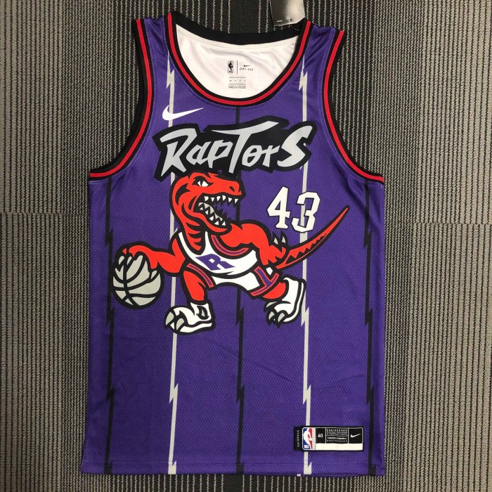 Heat Transfer Toronto Raptors Pascal Siakam Retro Purple Jersey