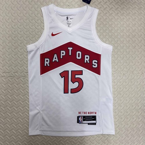 Heat Transfer 2023 Toronto Raptors Vince Carter Home White Jersey
