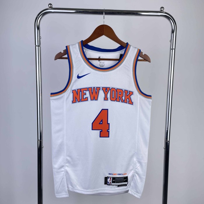 Heat Transfer 2023 New York Knicks Derrick Rose White  jersey