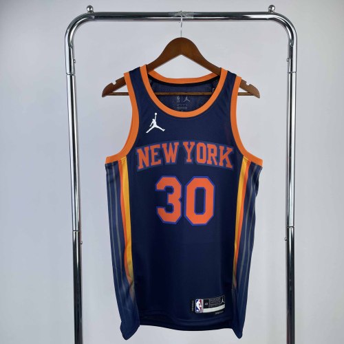Heat Transfer 2023 New York Knicks Julius Randle Black jersey