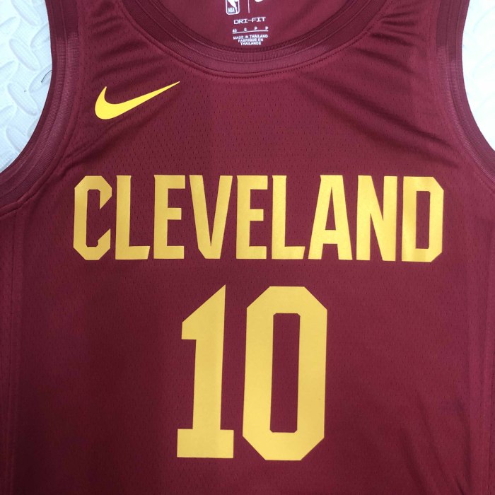 Heat Transfer 2023 Cleveland Cavaliers Darius Garland Away Red Jersey