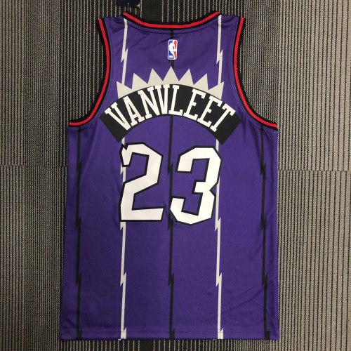 Heat Transfer Toronto Raptors Fred VanVleet Retro Purple Jersey