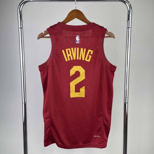 Heat Transfer 2023 Cleveland Cavaliers Kyrie Irving Away Red jersey