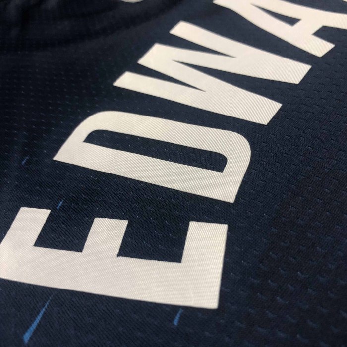 Heat Transfer 2022 Minnesota Timberwolves Anthony Edwards City edition Blue Jersey