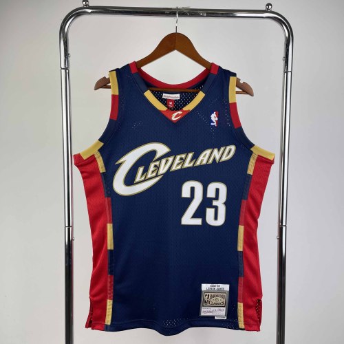 Heat Transfer Cleveland Cavaliers Lebron James Mitchell & Ness 2008-09 Hardwood Classics Swingman Jersey