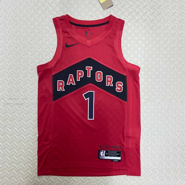 Heat Transfer 2023 Toronto Raptors Tracy McGrady Away Red Jersey
