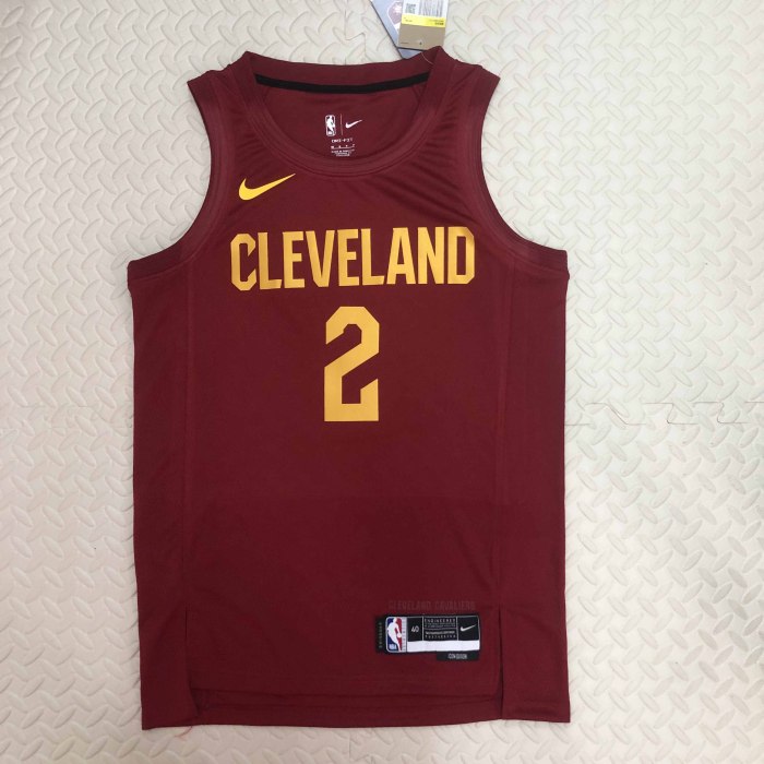 Heat Transfer 2023 Cleveland Cavaliers Kyrie Irving Away Red jersey