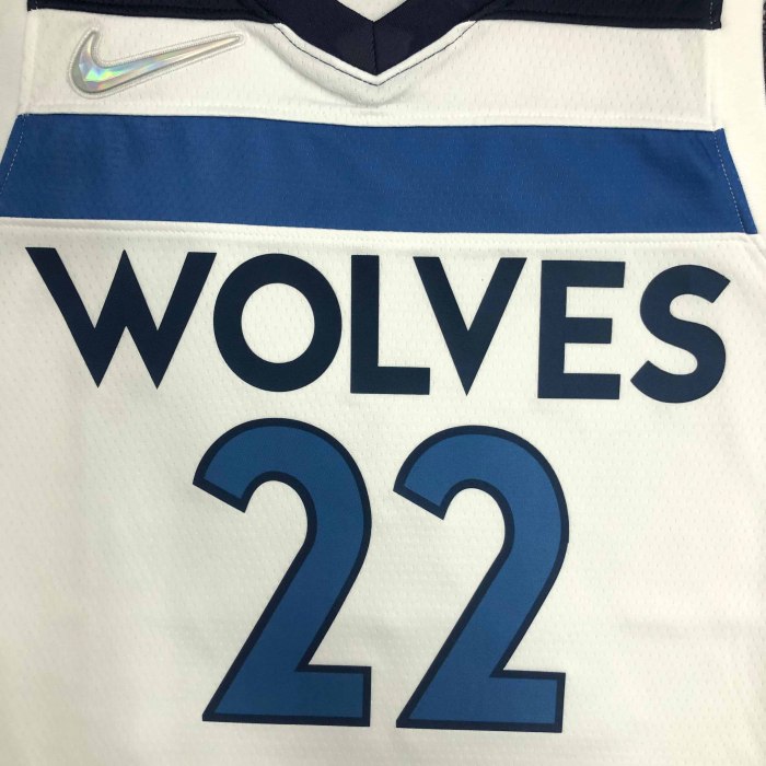 Heat Transfer Minnesota Timberwolves Andrew Wiggins 75th Anniversary White Jersey