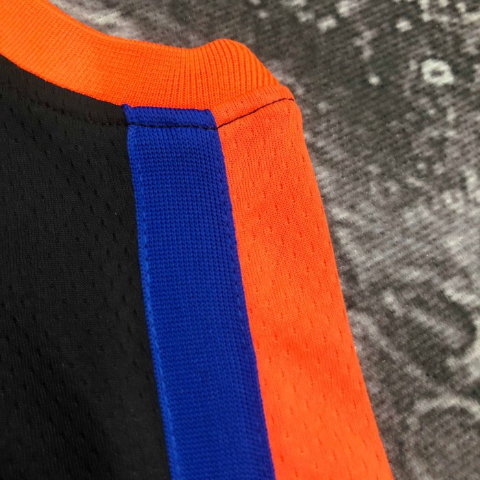 Heat Transfer 2023 New York Knicks Jalen Brunson City edition Black Jersey