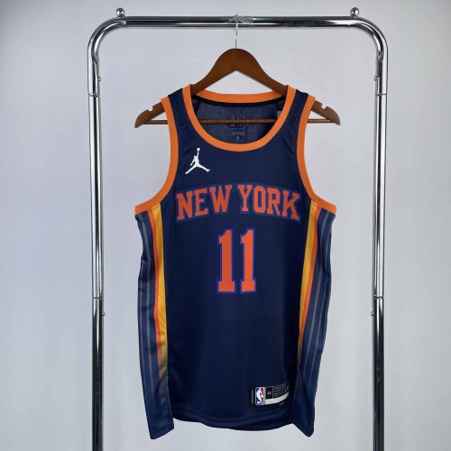 Heat Transfer 2023 New York Knicks Jalen Brunson Black Jersey
