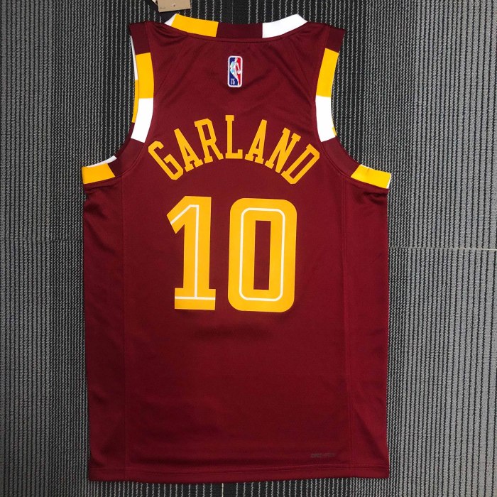 Heat Transfer 2022 Cleveland Cavaliers Darius Garland City edition Red Jersey