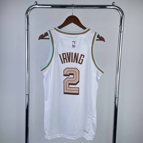 Heat Transfer 2023 Cleveland Cavaliers Kyrie Irving City edition White jersey