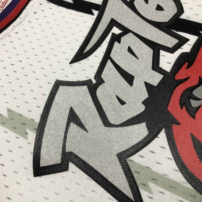 Heat Transfer 1999 Toronto Raptors Vince Carter Retro White Jersey