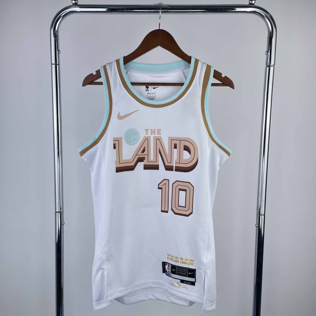 Heat Transfer 2023 Cleveland Cavaliers Darius Garland City edition White Jersey