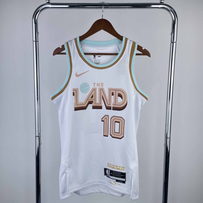 Heat Transfer 2023 Cleveland Cavaliers Darius Garland City edition White Jersey
