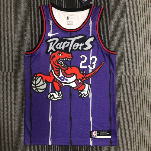 Heat Transfer Toronto Raptors Fred VanVleet Retro Purple Jersey