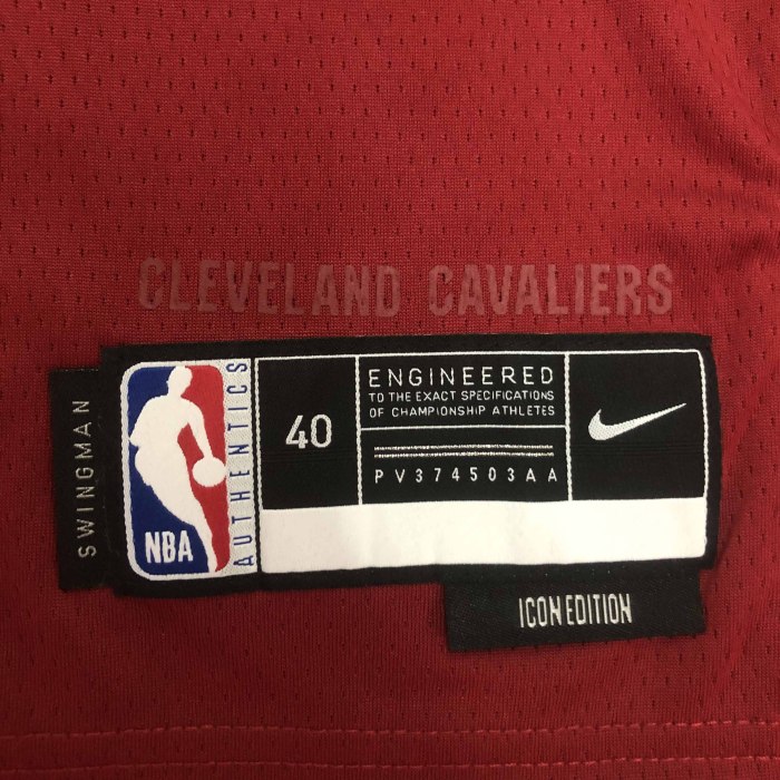 Heat Transfer 2023 Cleveland Cavaliers Lebron James Away Red Jersey