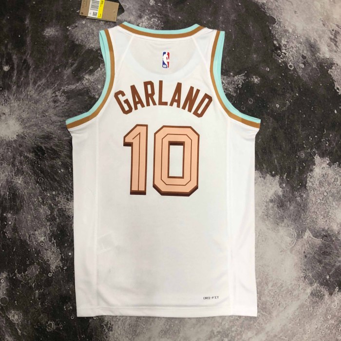 Heat Transfer 2023 Cleveland Cavaliers Darius Garland City edition White Jersey