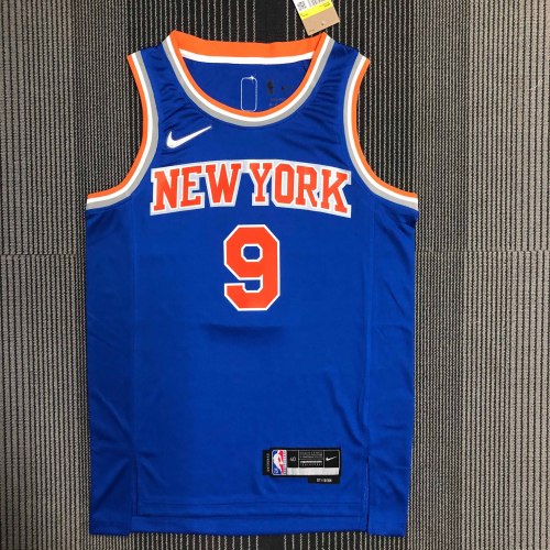 Heat Transfer  New York Knicks RJ Barrett 75th Anniversary Blue jersey