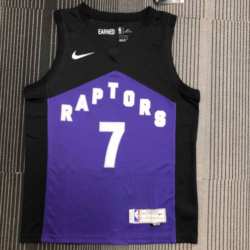 Heat Transfer 2021Toronto Raptors Kyle Lowry Bonus Edition Purple Jersey