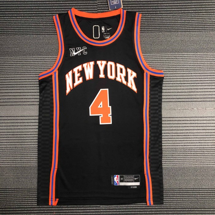 Heat Transfer 2022 New York Knicks Derrick Rose City edition Black jersey