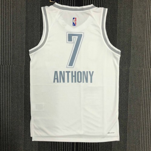 Heat Transfer 2022 Oklahoma City Thunder Carmelo Anthony City edition White Jersey