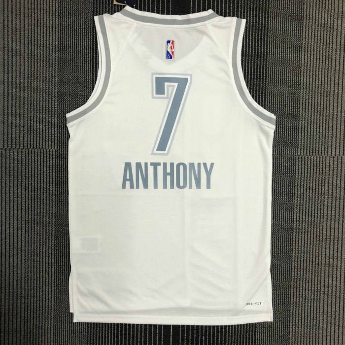 Heat Transfer 2022 Oklahoma City Thunder Carmelo Anthony City edition White Jersey