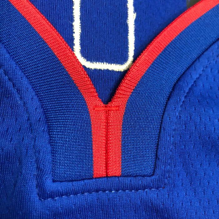 Heat Transfer Detroit Pistons Cade Cunningham 75th Anniversary Blue Jersey
