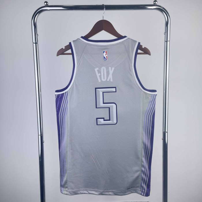 Heat Transfer Sacramento Kings De'Aaron Fox 2022-23 City Edition Swingman Jersey