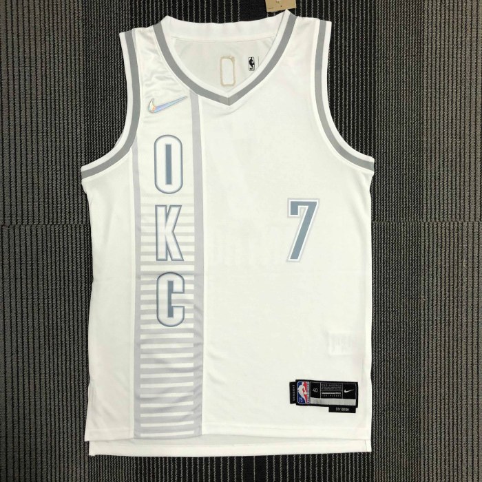 Heat Transfer 2022 Oklahoma City Thunder Carmelo Anthony City edition White Jersey