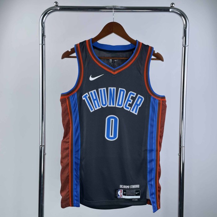 Heat Transfer Oklahoma City Thunder Russell Westbrook 2022-23 City Edition Swingman Jersey