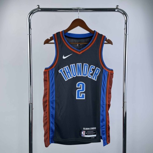 Heat Transfer Oklahoma City Thunder Gilgeous-Alexander 2022-23 City Edition Swingman Jersey