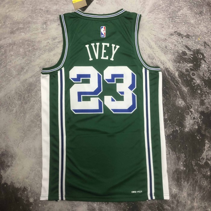 Heat Transfer Detroit Pistons Jaden Ivey 2022-23 City Edition Swingman Jersey