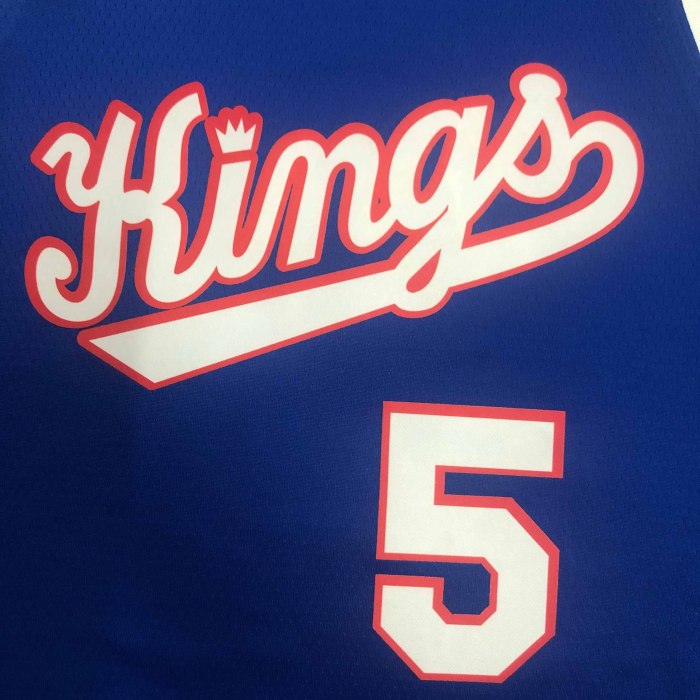 Heat Transfer Sacramento Kings De'Aaron Fox Blue Jersey