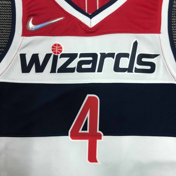 Heat Transfer Washington Wizards Russell Westbrook 75th Anniversary White Jersey