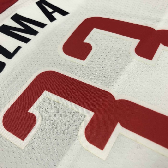Heat Transfer Washington Wizards Kyle Kuzma 75th Anniversary White Jersey