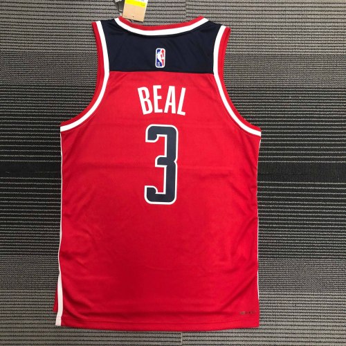 Heat Transfer Washington Wizards Bradley Beal 75th Anniversary Red Jersey
