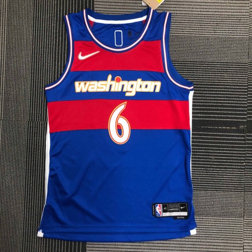 Heat Transfer 2022 Washington Wizards Montrezl Harrell City edition Blue Jersey