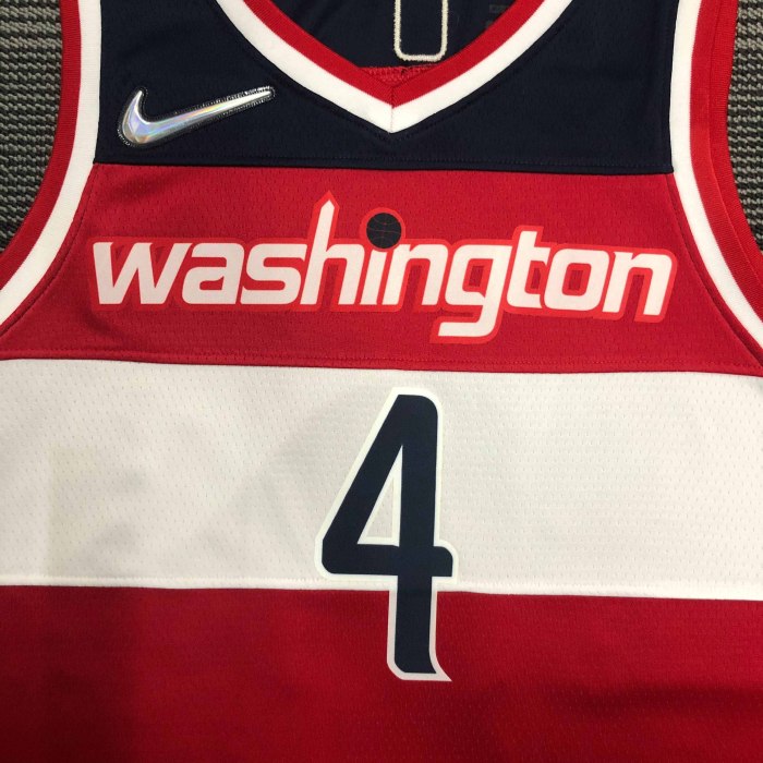 Heat Transfer Washington Wizards Russell Westbrook 75th Anniversary Red Jersey