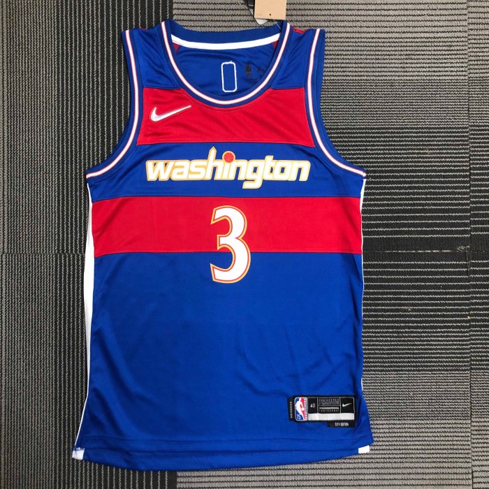 Heat Transfer 2022 Washington Wizards Bradley Beal City edition Blue Jersey
