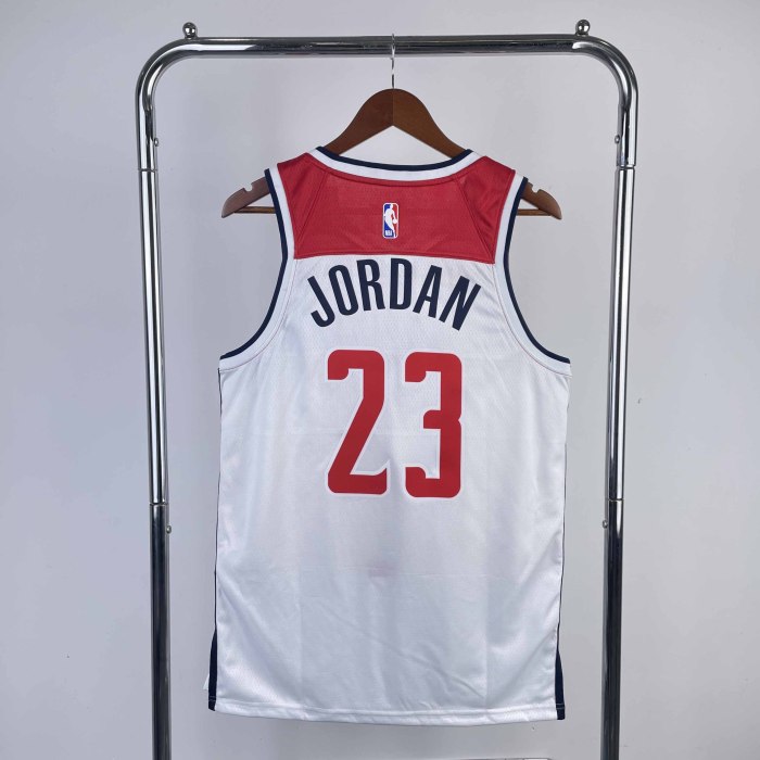 Heat Transfer 2023 Washington Wizards Michael Jordan Home White Jersey