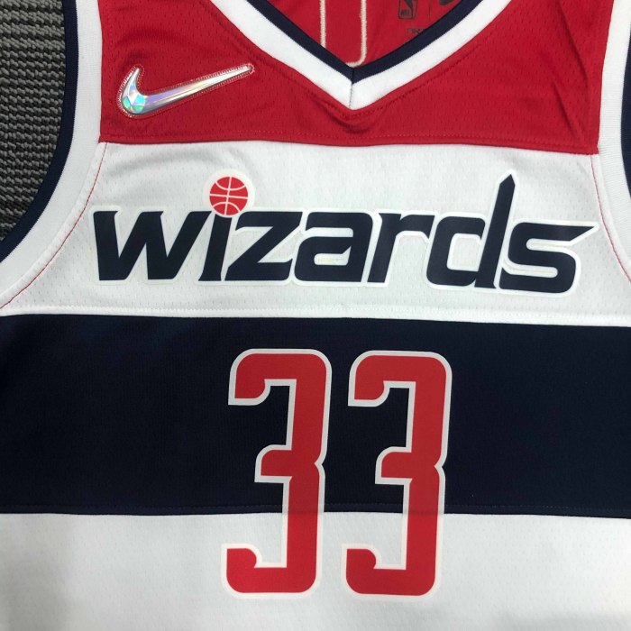 Heat Transfer Washington Wizards Kyle Kuzma 75th Anniversary White Jersey
